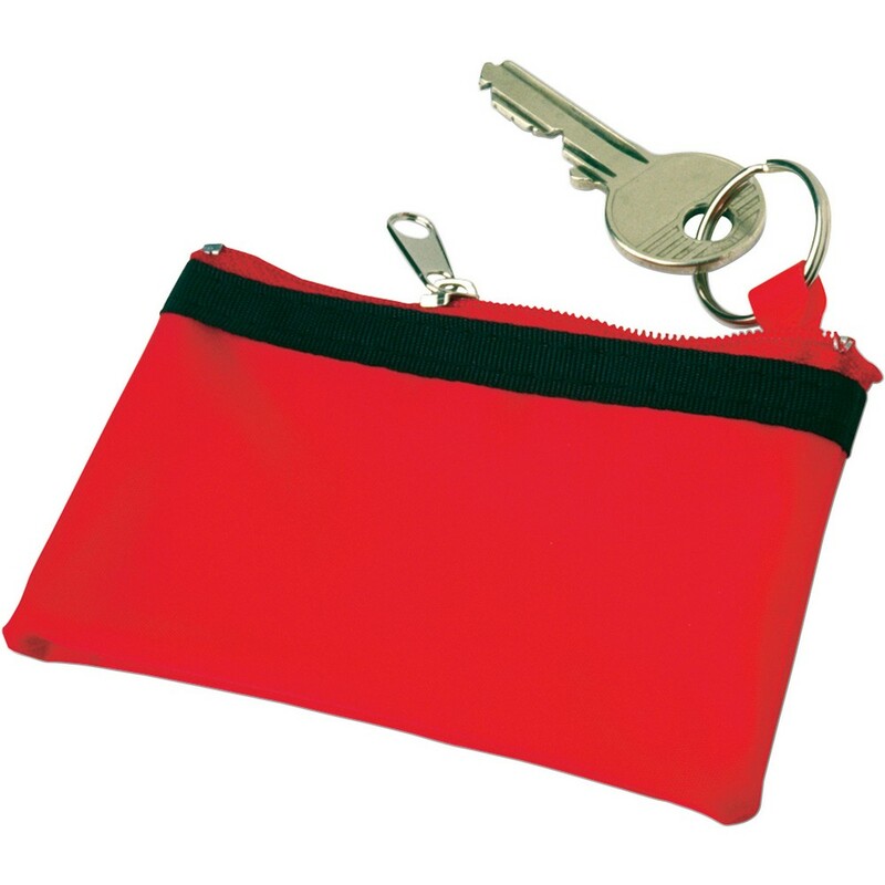 Etui na klucze, portmonetka, brelok do kluczy V2069-05 - czerwony