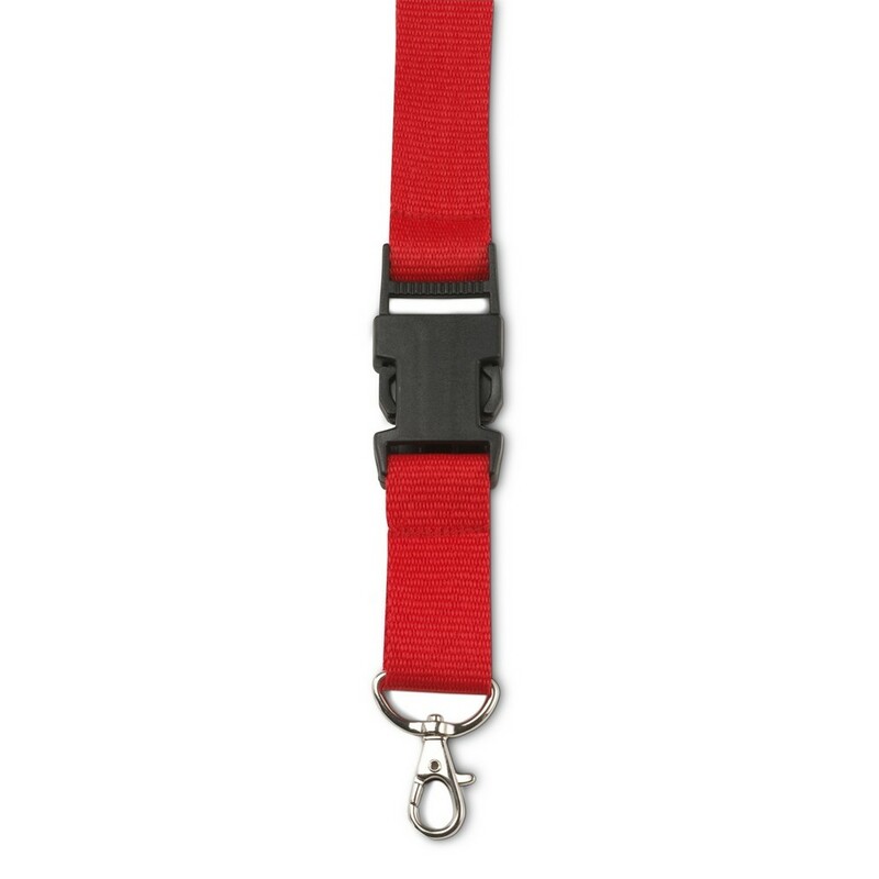 Smycz reklamowa V2403-05 - czerwony