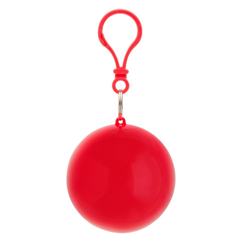 Peleryna w kulce | Scarlett V4125-05 - czerwony