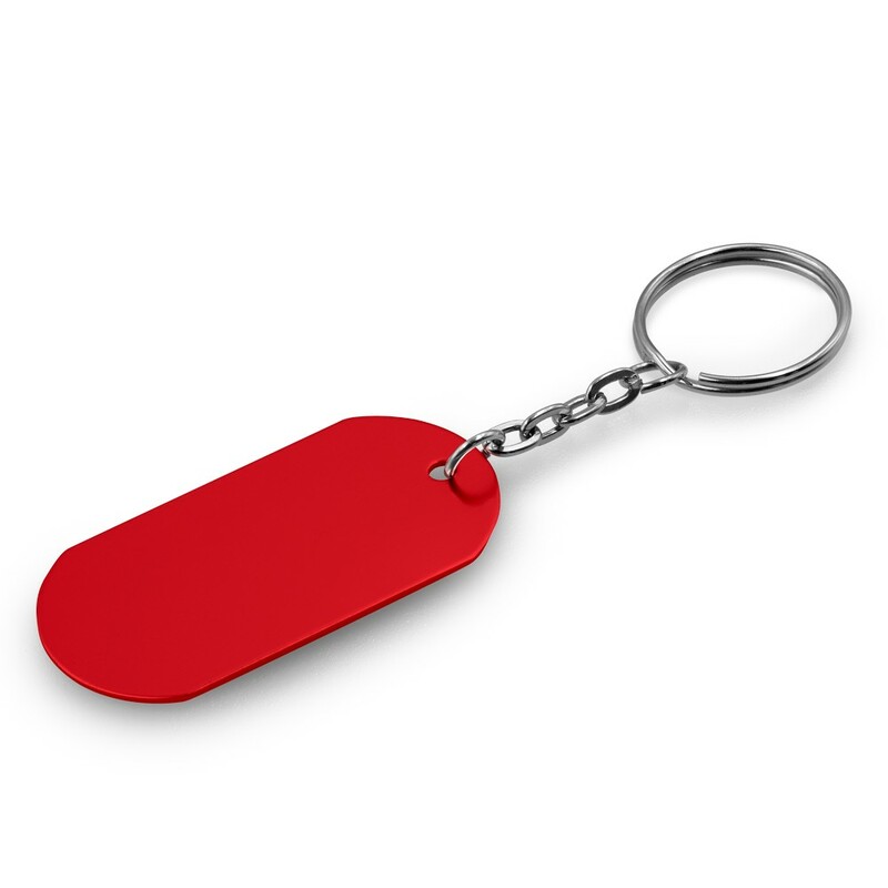 Brelok do kluczy V4958-05 - czerwony