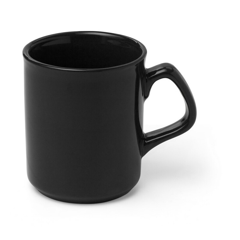 Kubek porcelanowy 250 ml V5563-03 - czarny