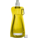 Skladany bidon 420 ml z karabinczykiem V6503-08 - zolty
