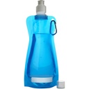 Skladany bidon 420 ml z karabinczykiem V6503-11 - niebieski