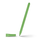 Długopis ze zrolowanego papieru z zatyczką | Debra V1630-06 - zielony