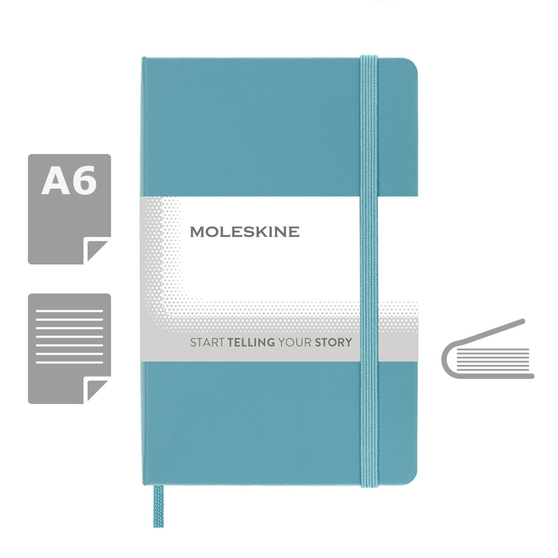 MOLESKINE Notatnik ok. A6 VM201-29 - turkusowy