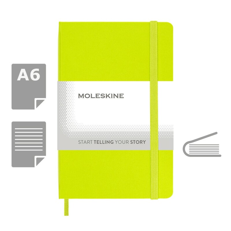 MOLESKINE Notatnik ok. A6 VM201-09 - limonkowy
