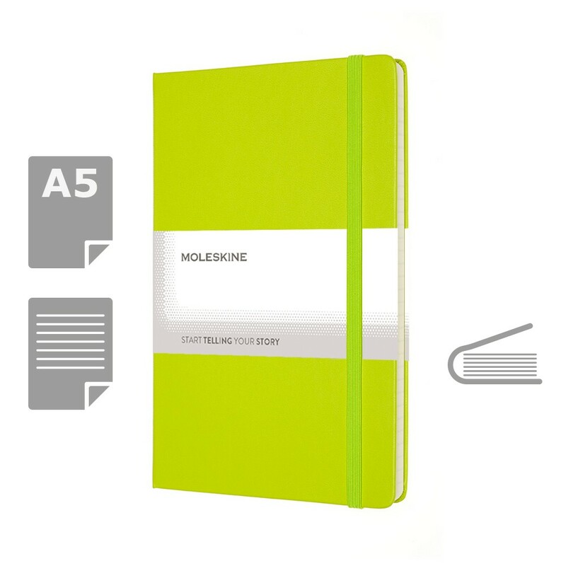 MOLESKINE Notatnik ok. A5 VM301-09 - limonkowy