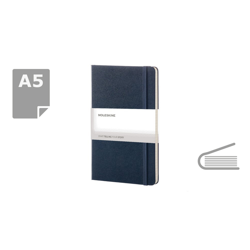 MOLESKINE Notatnik ok. A5 VM302-27 - ciemnoniebieski