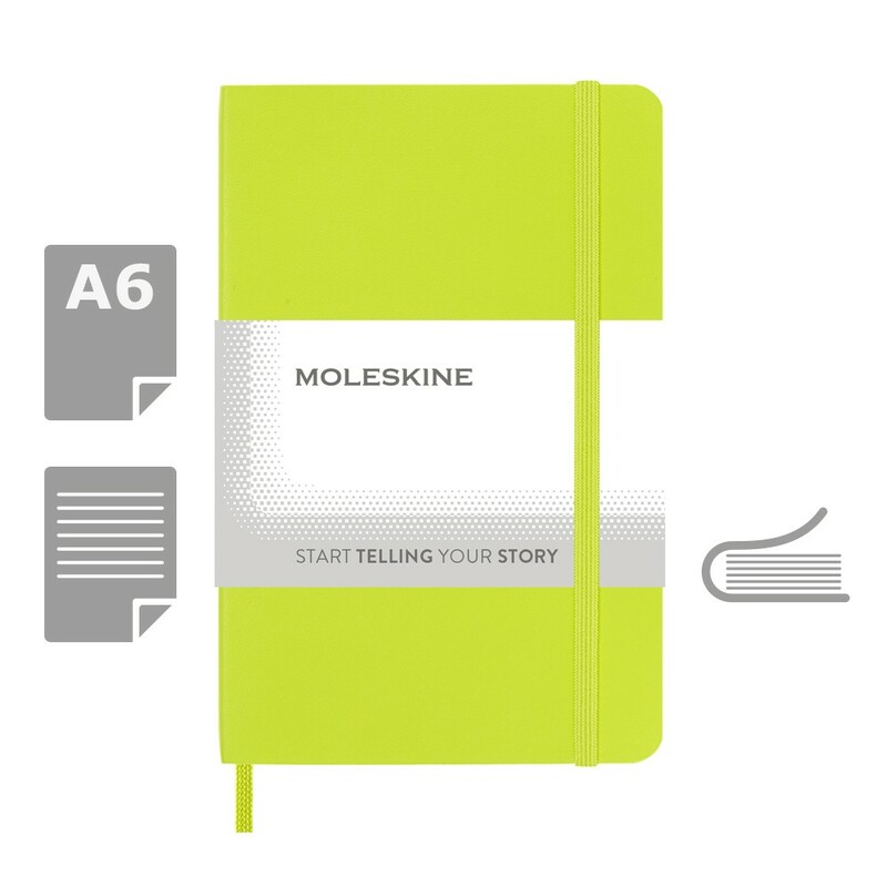 MOLESKINE Notatnik ok. A6 VM203-09 - limonkowy