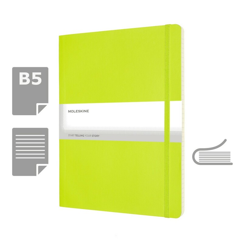 MOLESKINE Notatnik ok. B5 VM401-09 - limonkowy