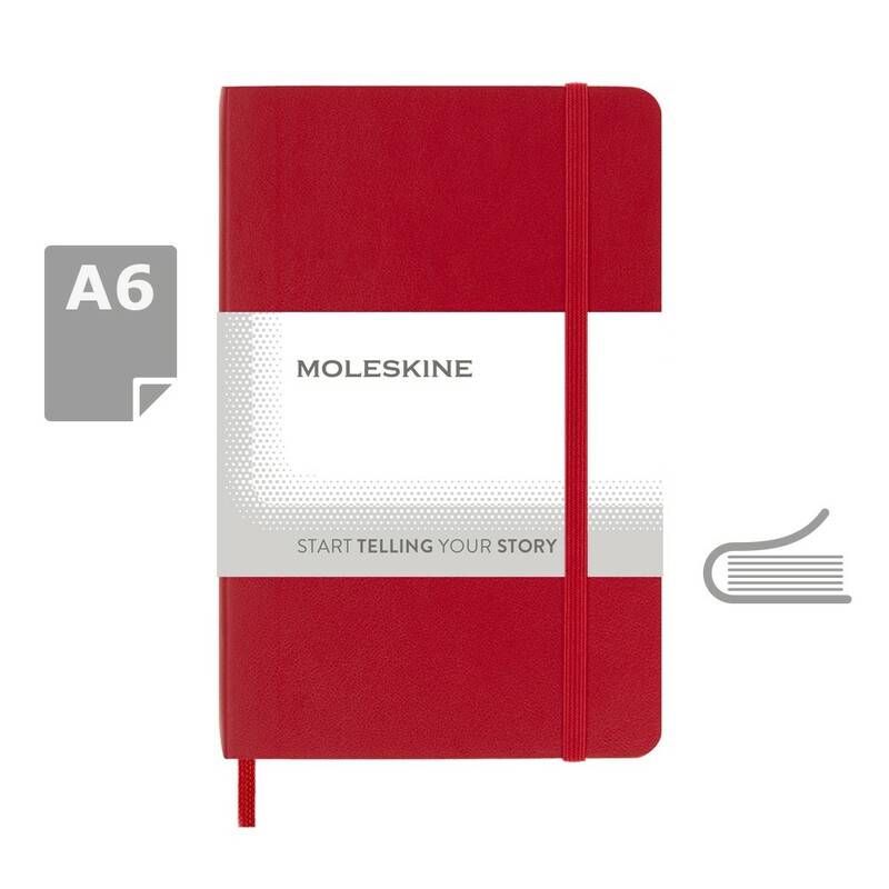 MOLESKINE Notatnik ok. A6 VM205-05 - czerwony