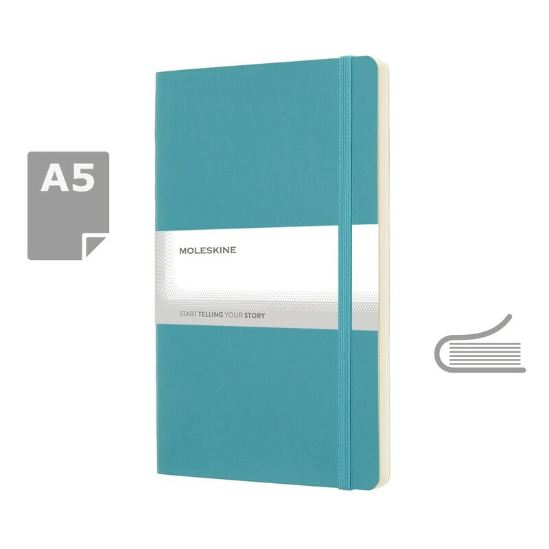 MOLESKINE Notatnik ok. A5 VM306-29 - turkusowy