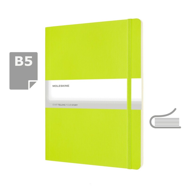 MOLESKINE Notatnik ok. B5 VM402-09 - limonkowy