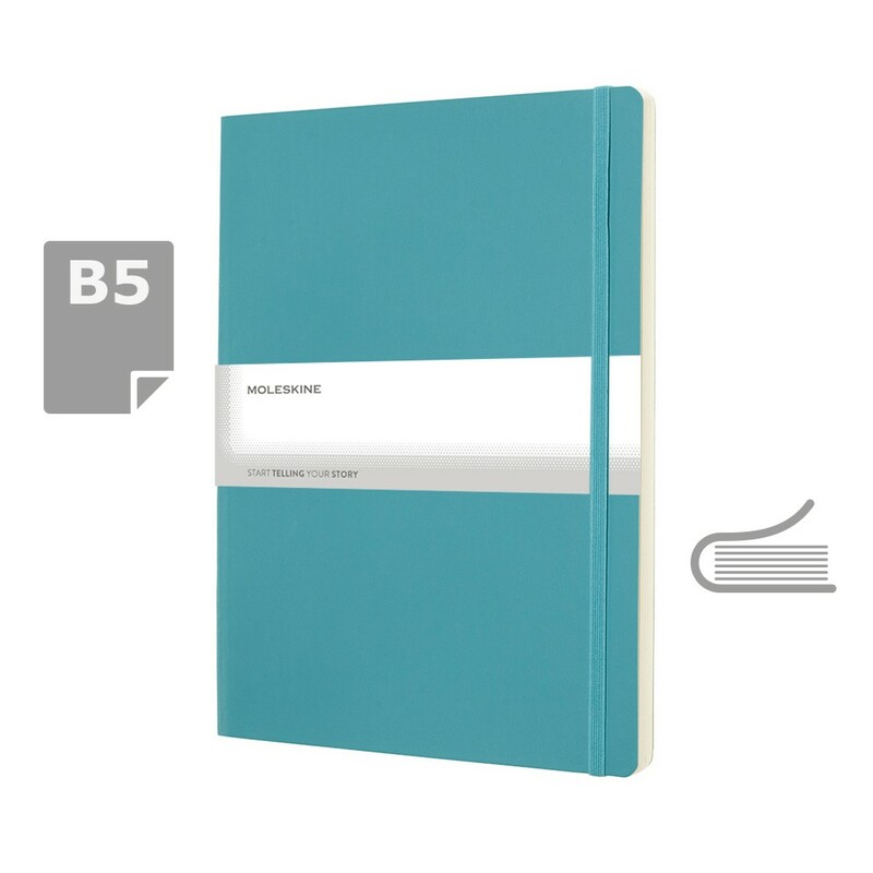 MOLESKINE Notatnik ok. B5 VM402-29 - turkusowy