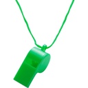 Gwizdek ze sznurkiem V9666-06 - zielony