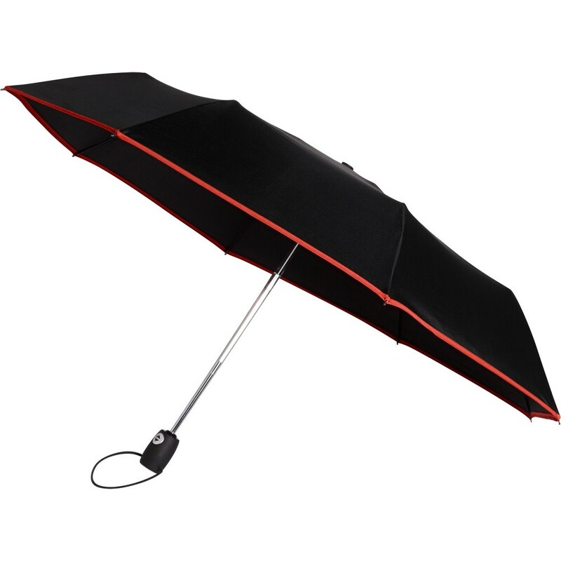 Wiatroodporny parasol automatyczny, skladany V9450-05 - czerwony