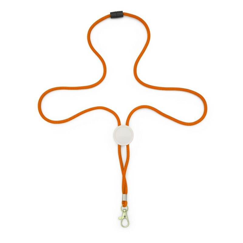 Smycz reklamowa V9831-07 - pomarańczowy