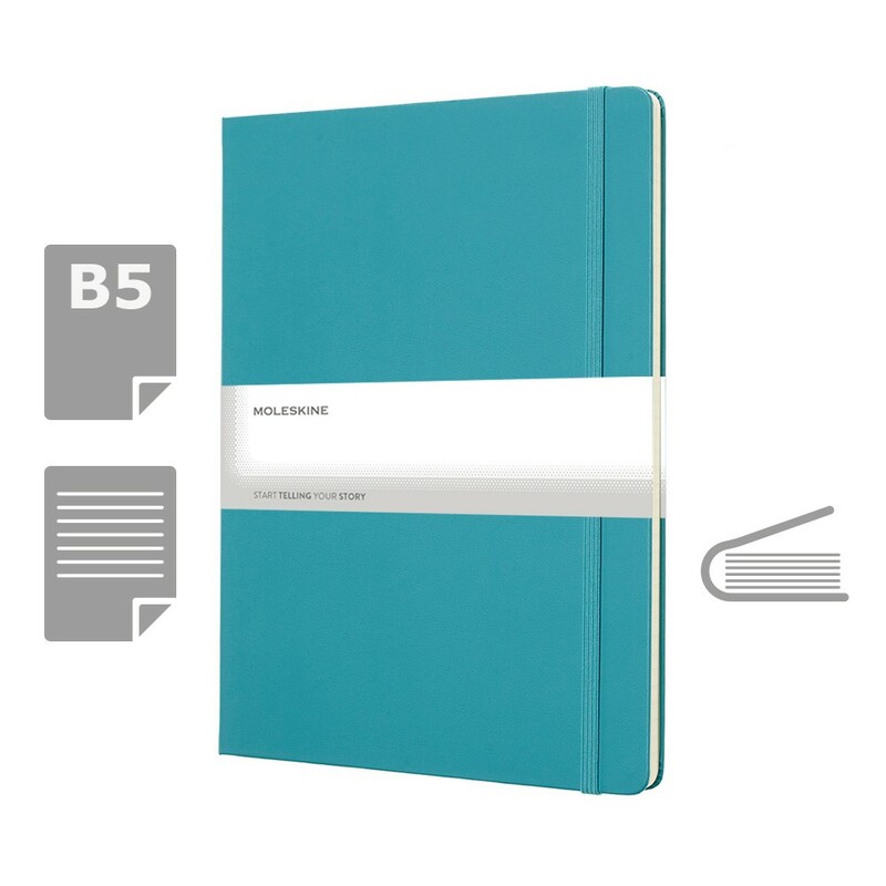 MOLESKINE Notatnik ok. B5 VM404-29 - turkusowy