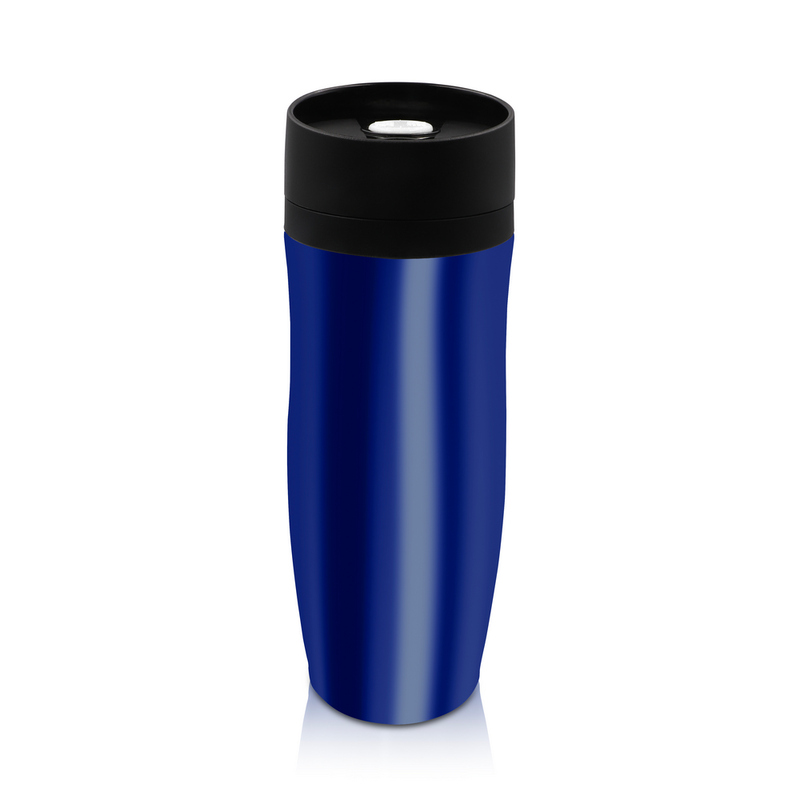 Kubek termiczny 375 ml Air Gifts | Jackson V4988-04 - granatowy