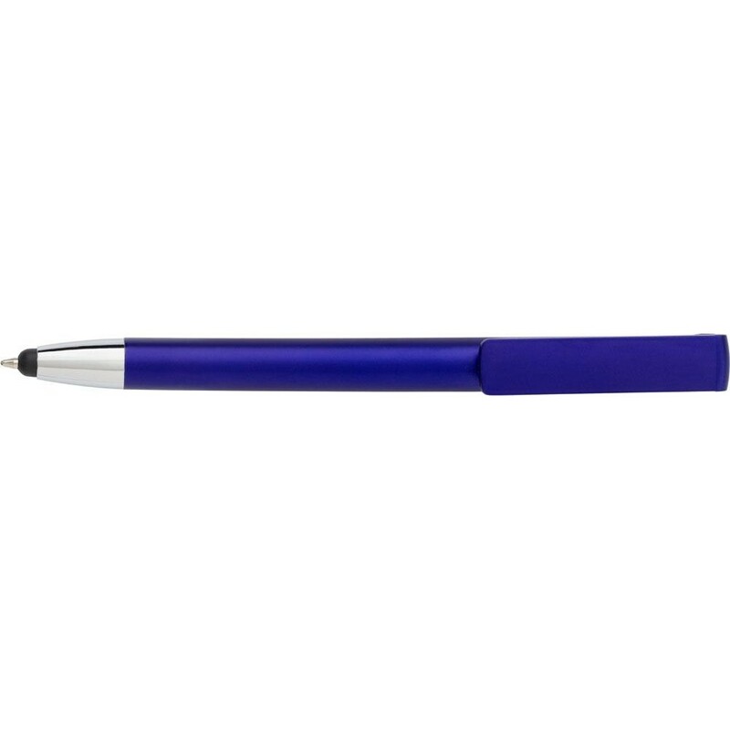 Dlugopis, touch pen, stojak na telefon V1753-04 - granatowy