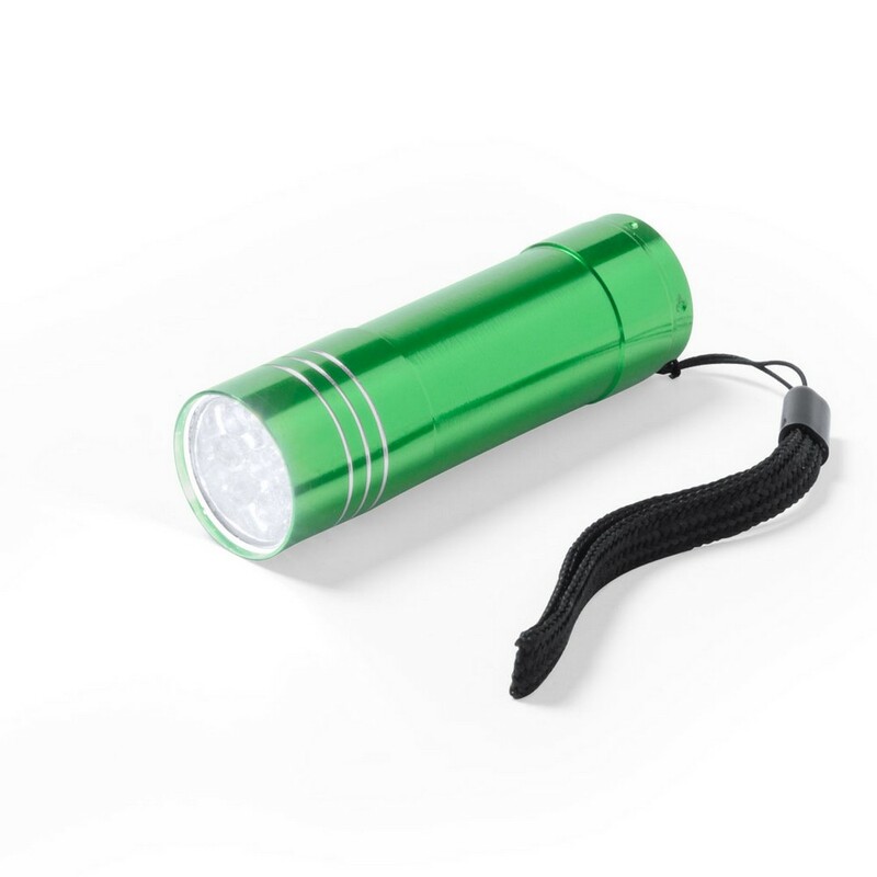 Latarka 9 LED V8768-06 - zielony