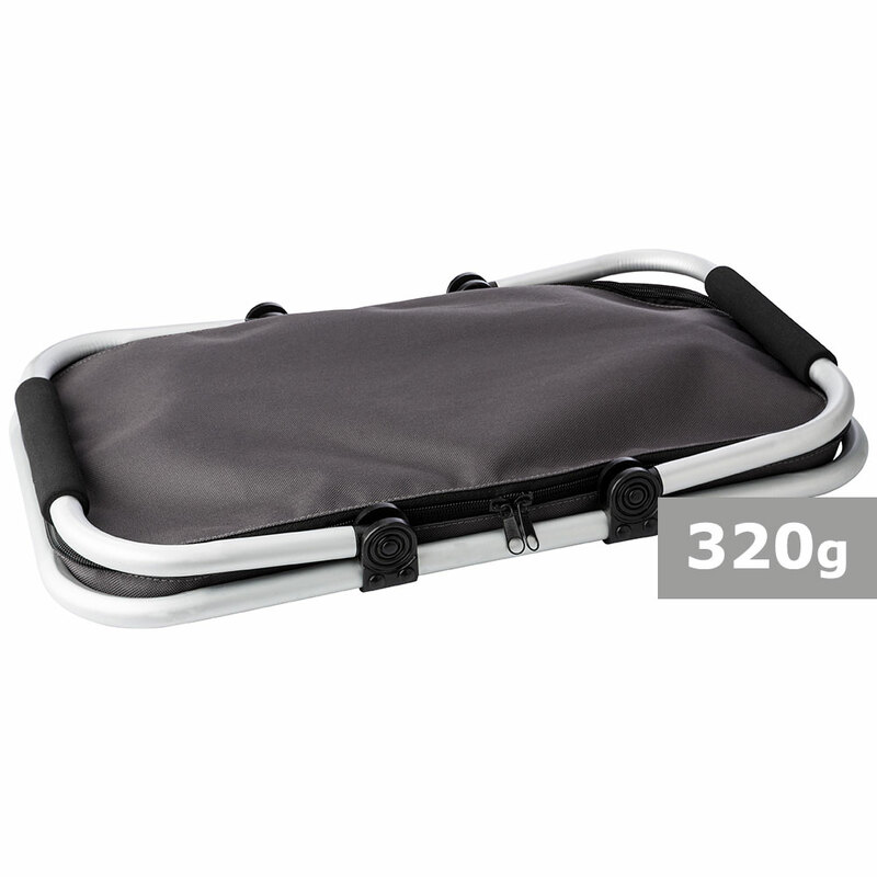 Koszyk na zakupy, składany V9431-19 - szary