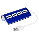 Hub USB 2.0 | Fletcher V3447-04 - granatowy