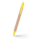 Długopis z kartonu z recyklingu | Nicholas V1470-08 - żółty