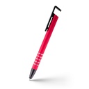 Długopis, touch pen, stojak na telefon | Erran V1816-05 - czerwony