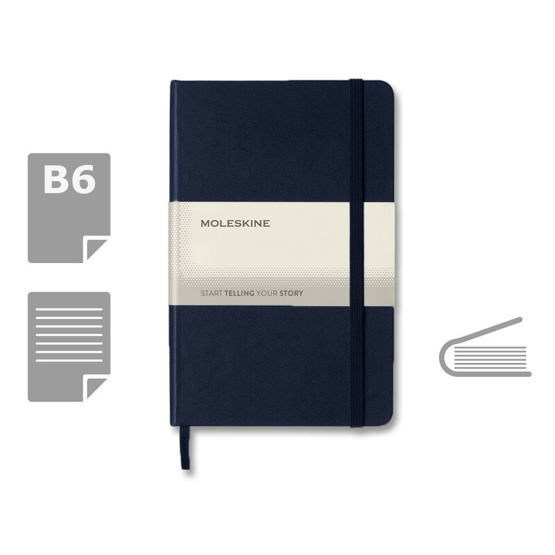 MOLESKINE Notatnik ok. B6 VM026-27 - ciemnoniebieski