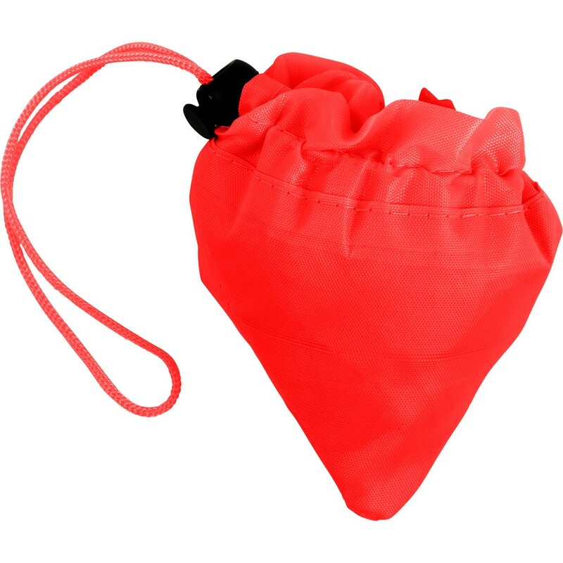 Torba na zakupy, skladana V0581-05 - czerwony