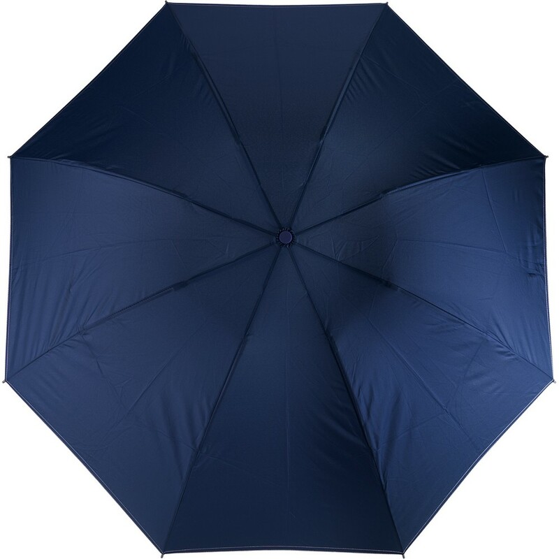 Odwracalny, skladany parasol automatyczny V0667-04 - granatowy