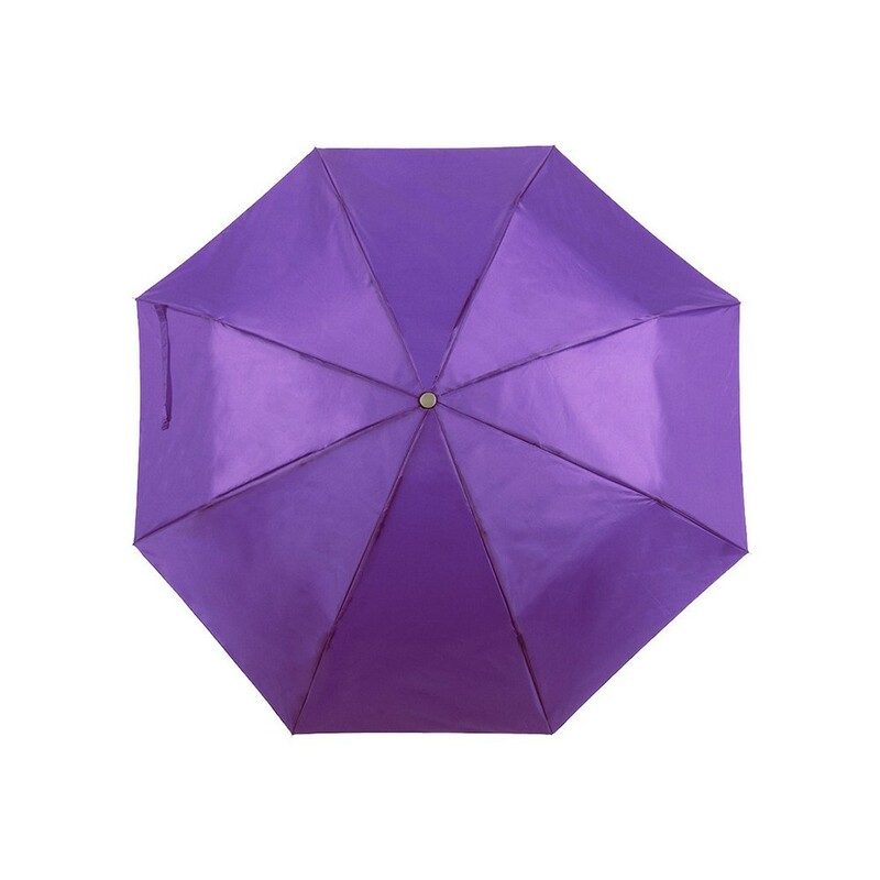Parasol manualny, skladany V0733-13 - fioletowy