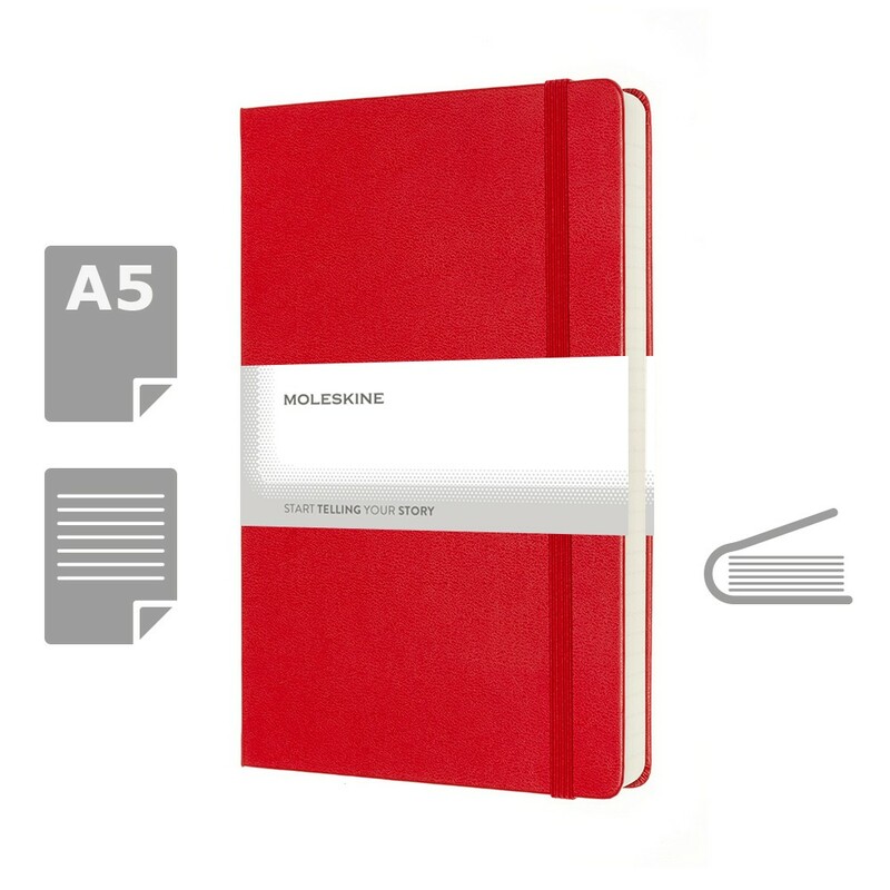 MOLESKINE EXPANDED Notatnik ok. A5 VM307-05 - czerwony