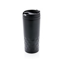 Geometryczny kubek termiczny 300 ml P432.361 - czarny