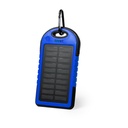 Wodoodporny power bank 4000 mAh, ladowarka sloneczna V0354-11 - niebieski