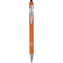 Długopis, touch pen V1917-07 - pomarańczowy