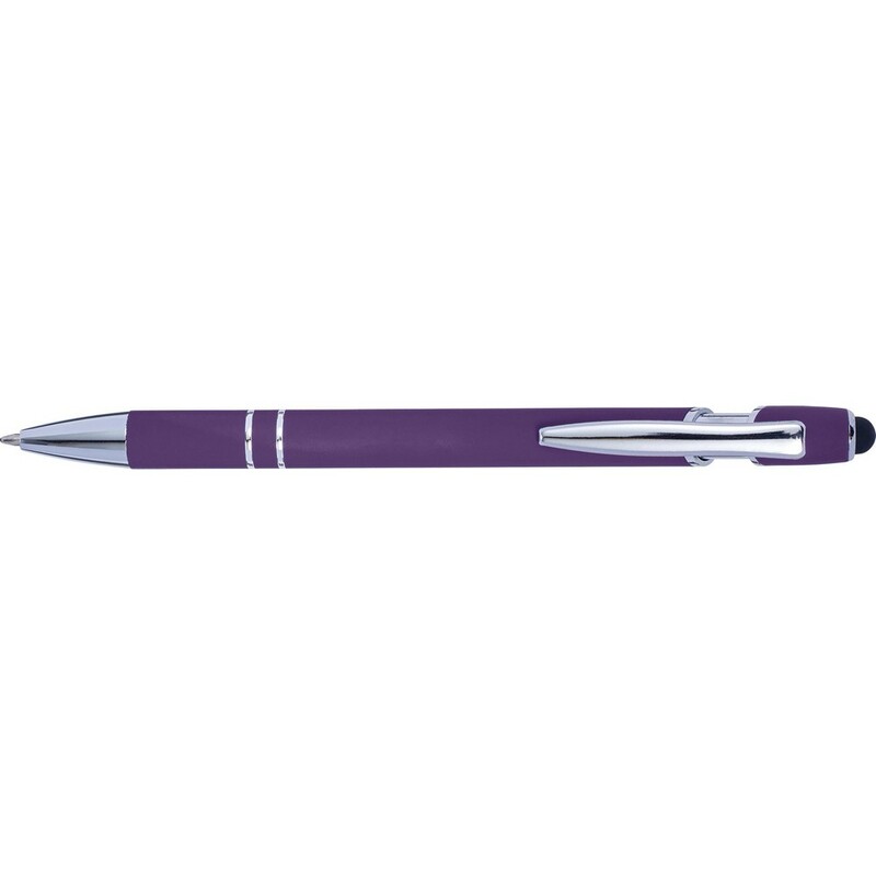 Dlugopis, touch pen V1917-13 - fioletowy