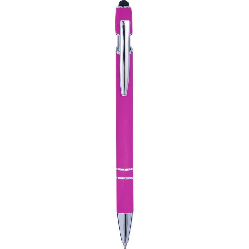 Dlugopis, touch pen V1917-21 - rozowy