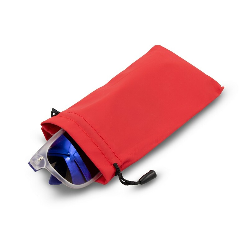 Pokrowiec na okulary V8615-05 - czerwony