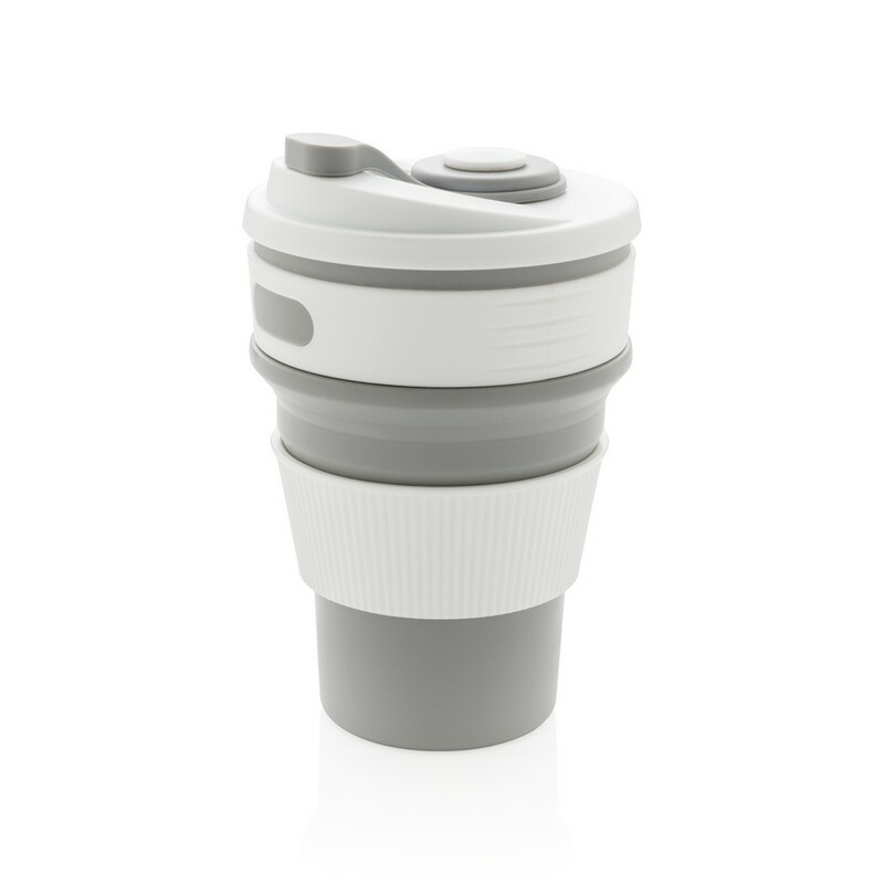 Skladany kubek podrozny 350 ml P432.602 - szary