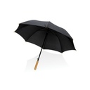 Bambusowy parasol automatyczny 23" AWARE™ RPET P850.651 - czarny
