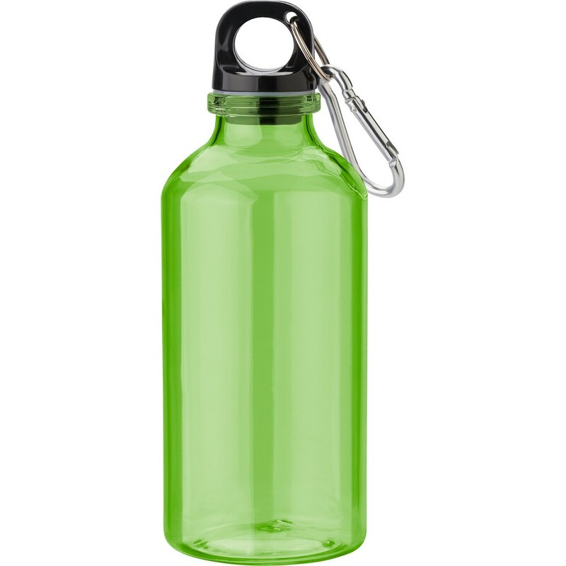 Butelka sportowa 400 ml z RPET V4856-09 - limonkowy