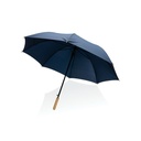 Bambusowy parasol automatyczny 27" AWARE™ RPET P850.665 - niebieski