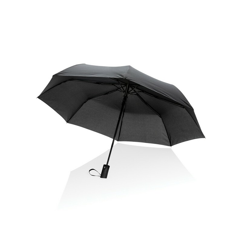 Maly parasol automatyczny 21" AWARE™ RPET P850.591 - czarny