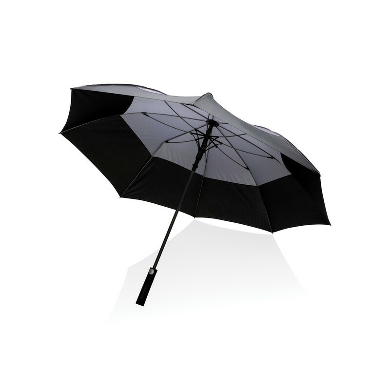 Parasol sztormowy 27", automatyczny AWARE™ RPET P850.682 - szary