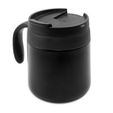 Kubek termiczny 400 ml z raczka | Wyatt V4838-03 - czarny