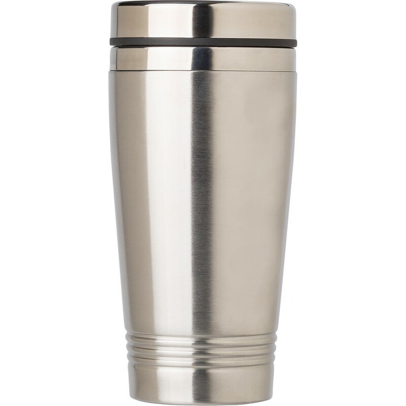 Kubek termiczny 450 ml V4876-32 - srebrny