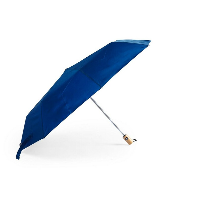 Wiatroodporny parasol automatyczny RPET, skladany V8294-04 - granatowy