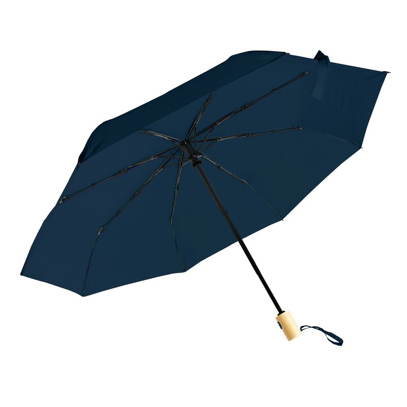 Parasol automatyczny RPET, skladany | Nell V7242-04 - granatowy